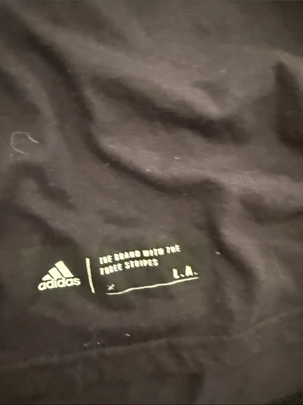 adidas Black Short Sleeve Graphic Crew Tee xxl Los Angeles
